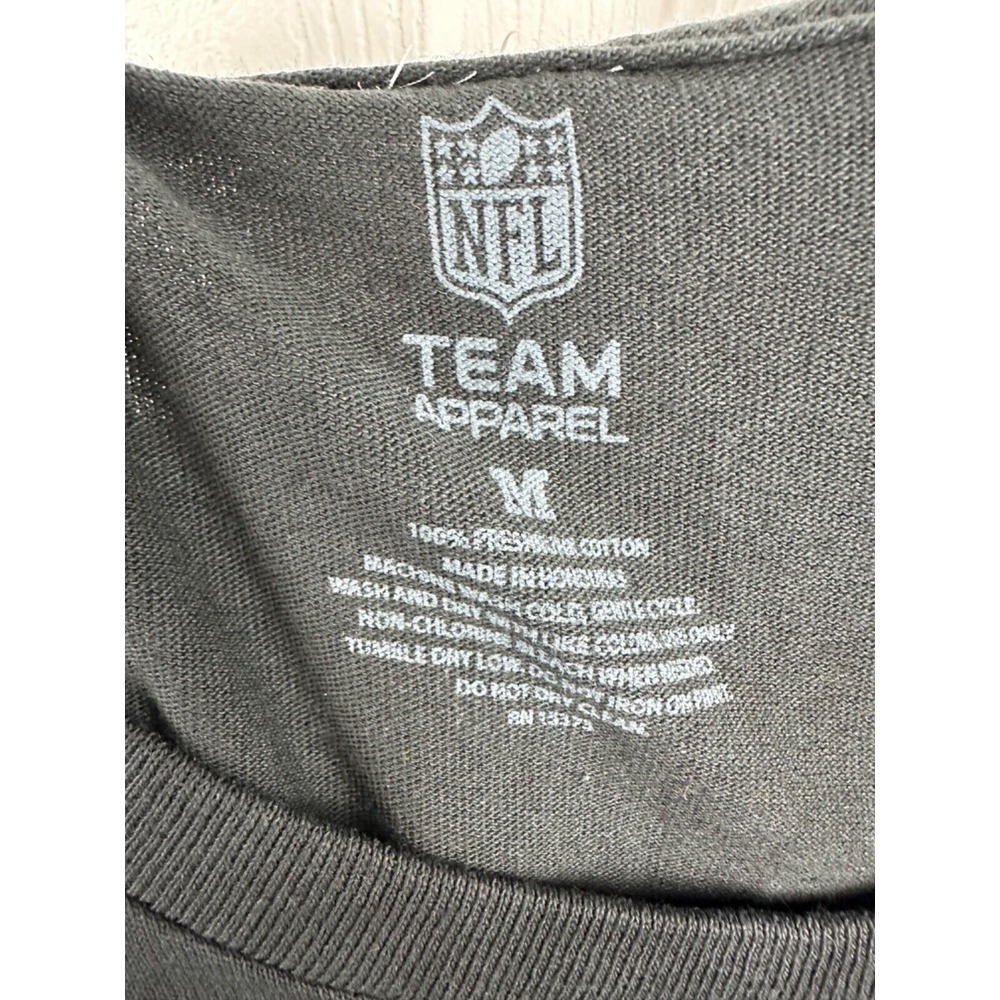 NEW NFL Pittsburgh Steelers Logo Short Sleeve Black Size Medium TShirt - Picture 4 of 4
